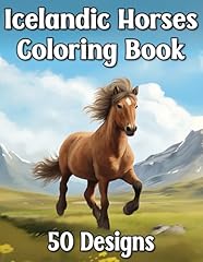 Icelandic horses coloring for sale  Delivered anywhere in USA 