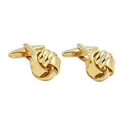 Auscufflinks gold knot for sale  Delivered anywhere in UK