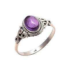 Amethyst stone ring for sale  Delivered anywhere in UK