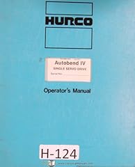 Hurco operators instruction for sale  Delivered anywhere in USA 