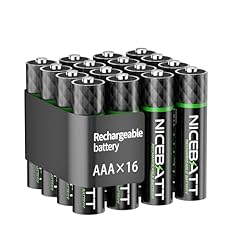 Nicebatt rechargeable aaa for sale  Delivered anywhere in USA 