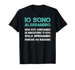 Maglietta alessandro regalo usato  Spedito ovunque in Italia 