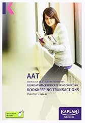 Aat bookkeeping transactions for sale  Delivered anywhere in UK