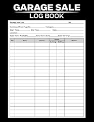 Garage sale log for sale  Delivered anywhere in USA 