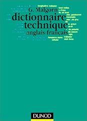 Dictionnaire technique anglais d'occasion  Livré partout en France