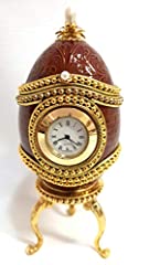 Egg Faberge Authentic Goose Egg Antique faberge Clock, used for sale  Delivered anywhere in UK