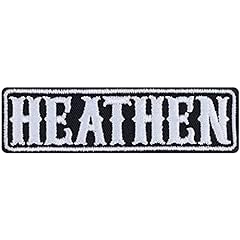 Heathen embroidered iron for sale  Delivered anywhere in USA 