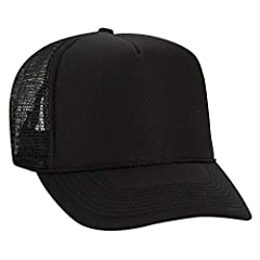 Otto Polyester Foam Front 5 Panel High Crown Mesh Back, used for sale  Delivered anywhere in USA 