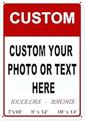 Custom metal sign for sale  Delivered anywhere in UK