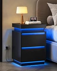 Wlive black nightstand for sale  Delivered anywhere in USA 