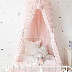 Pink canopy bed for sale  Delivered anywhere in Ireland