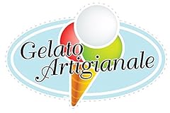 Adesivo sagomato gelato usato  Spedito ovunque in Italia 