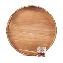 Round wooden serving for sale  Delivered anywhere in USA 