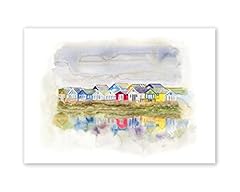 Beach hut print for sale  Delivered anywhere in UK