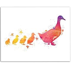 Duck ducklings silhouette for sale  Delivered anywhere in USA 