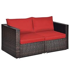 Tangkula wicker loveseat for sale  Delivered anywhere in USA 