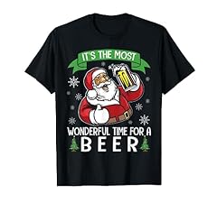 Santa drinking beer for sale  Delivered anywhere in USA 