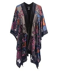 Burnout velvet kimono for sale  Delivered anywhere in UK