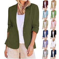 Aegjegvd linen blazers for sale  Delivered anywhere in UK