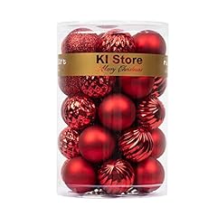 Red christmas balls for sale  Delivered anywhere in USA 