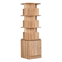 EUGAD Rotatable Bookcase 3-Tier Storage Shelves, Rotating for sale  Delivered anywhere in UK