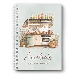 Personalised recipe notebook for sale  Delivered anywhere in UK