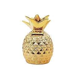 Ceramic pineapple piggy for sale  Delivered anywhere in USA 