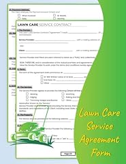 Lawncare service agreement for sale  Delivered anywhere in USA 