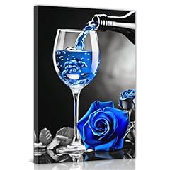 Blue wine wall for sale  Delivered anywhere in USA 