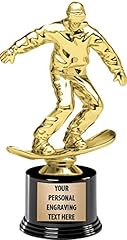 Snowboarding trophies custom for sale  Delivered anywhere in USA 