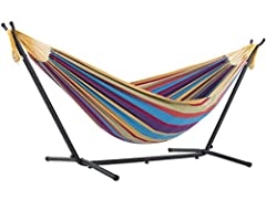 Double cotton hammock for sale  Delivered anywhere in Ireland