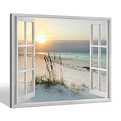 Beach window canvas for sale  Delivered anywhere in USA 