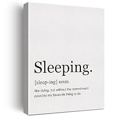 Sleeping definition canvas for sale  Delivered anywhere in USA 