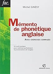 Mémento phonétique anglaise d'occasion  Livré partout en France