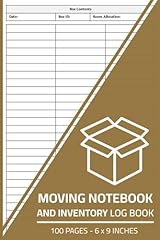 Moving notebook inventory for sale  Delivered anywhere in USA 