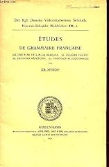 Etudes grammaires francaise d'occasion  Livré partout en France