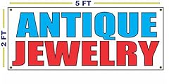 Antique jewelry banner for sale  Delivered anywhere in USA 