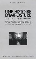 Histoire dimposture. habits d'occasion  Livré partout en France