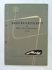 Kundendienstschrift für metz for sale  Delivered anywhere in UK