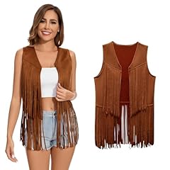 Women fringe vest for sale  Delivered anywhere in USA 