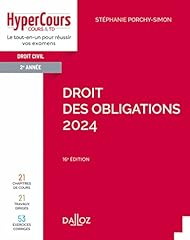 Droit obligations 2024 d'occasion  Livré partout en France