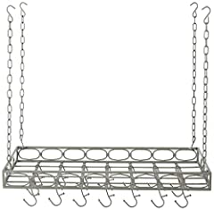Old Dutch Rectangular Hanging Pot Rack with 16 Hooks,, used for sale  Delivered anywhere in USA 