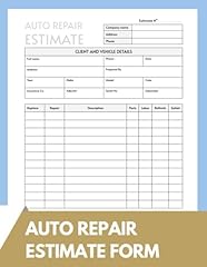 Auto repair estimate for sale  Delivered anywhere in USA 