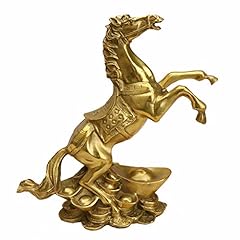 Pure Copper Fortune Horse, Feng Shui Zodiac Horse Statue,, used for sale  Delivered anywhere in Canada