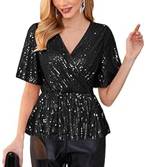 Sequin tops women for sale  Delivered anywhere in USA 