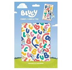 Bluey card wrapping for sale  Delivered anywhere in UK