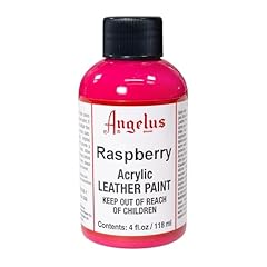 Angelus raspberry leather for sale  Delivered anywhere in UK