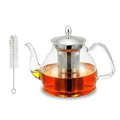 Glass teapot 40oz for sale  Delivered anywhere in USA 