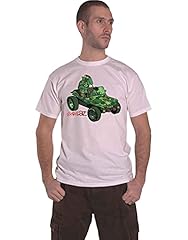 Gorillaz shirt verde usato  Spedito ovunque in Italia 