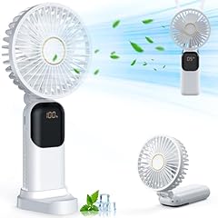 Handheld fan rechargeable for sale  Delivered anywhere in UK